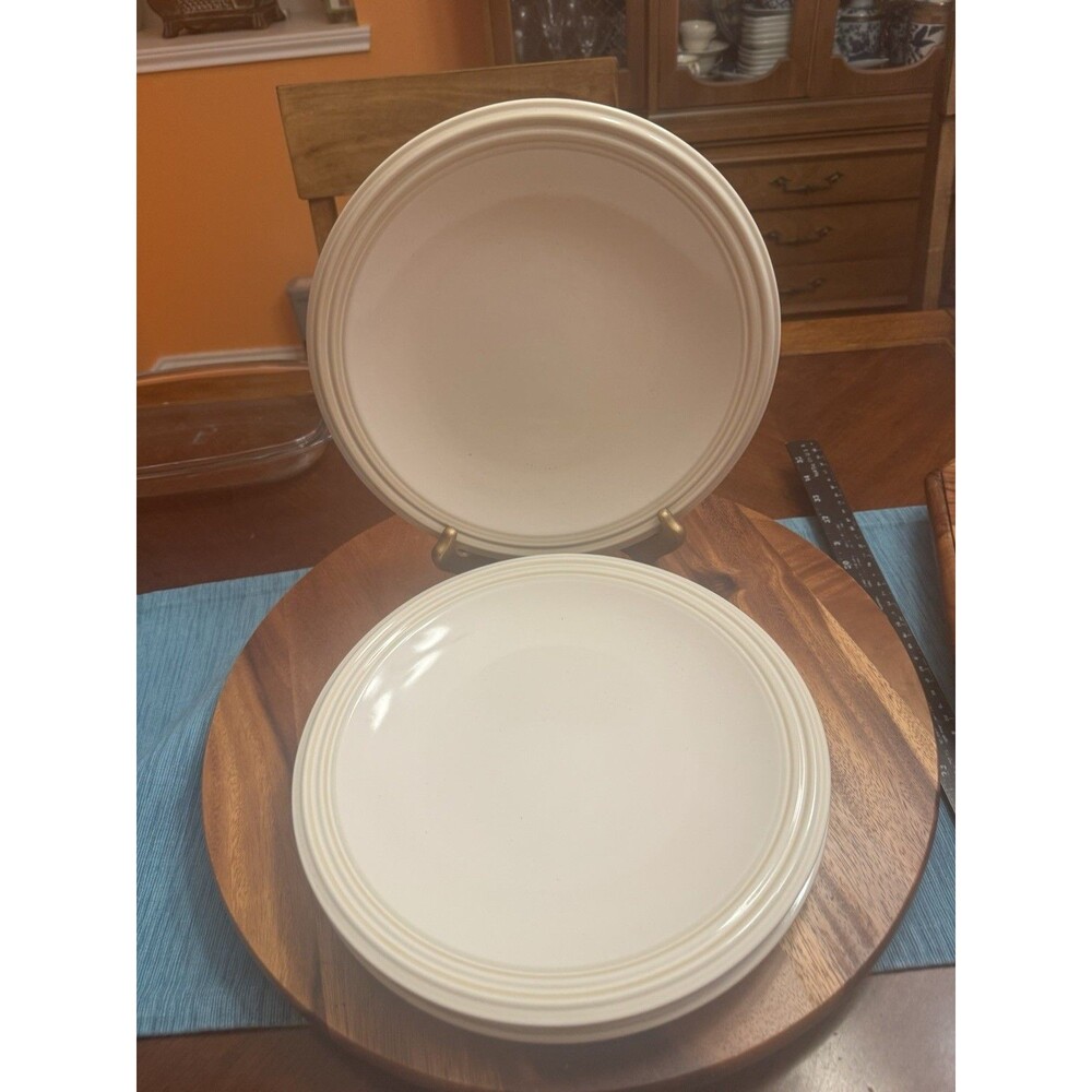 Dinner Plate Cappuccino by Pfaltzgraff, A SET OF 3